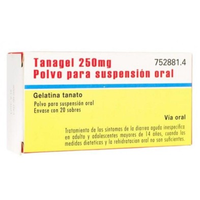 TANAGEL 250 MG 20 SOBRES
