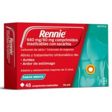 RENNIE 48 COMPRIMIDOS MASTICABLES CON SACARINA