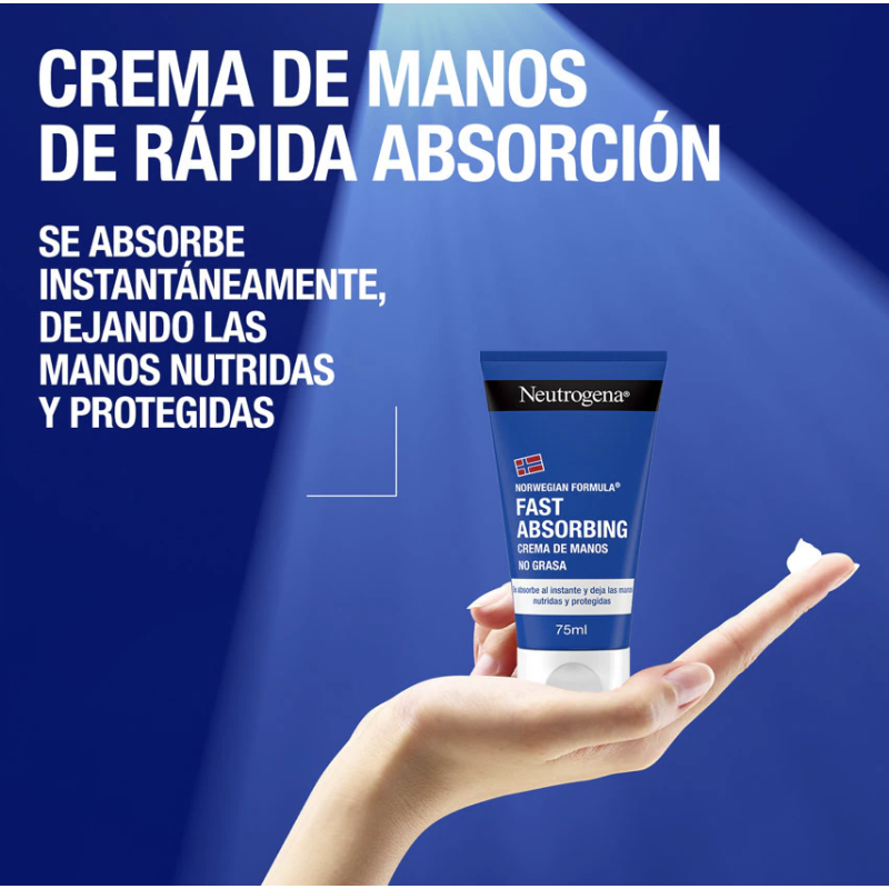 NEUTROGENA CREMA DE MANOS RAPIDA ABSORCION 2 x 75 ML