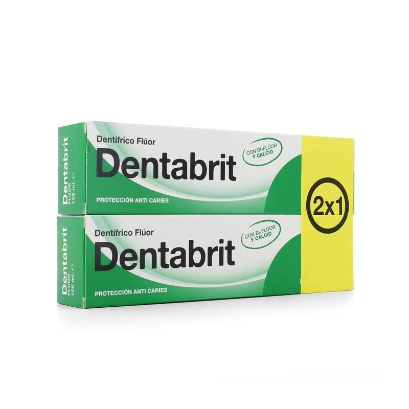 DENTABRIT FLUOR 125 ML 2 U