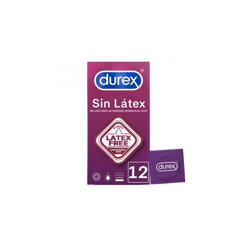 DUREX SIN LATEX PRESERVATIVOS 12 U