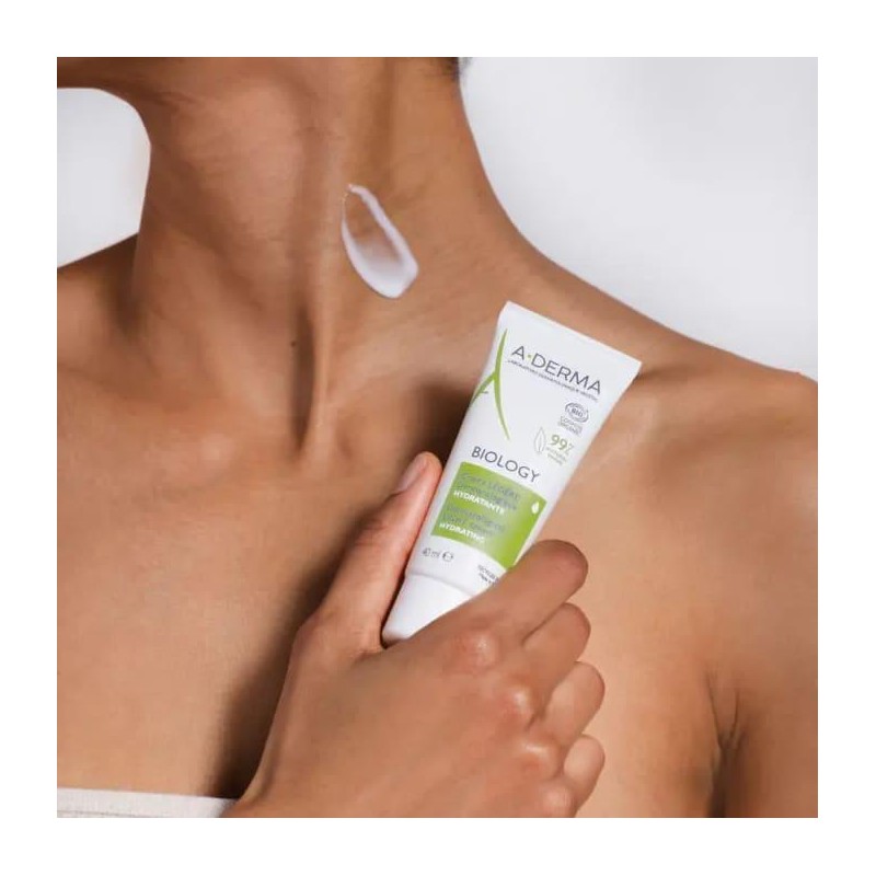 A-DERMA BIOLOGY CREMA LIGERA DERMATOLOGICA HIDRATANTE 1 ENVASE 40 ML