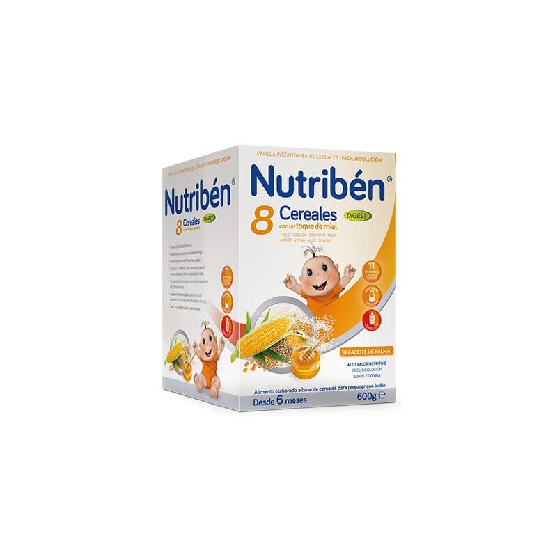 NUTRIBEN 8 CEREALES Y MIEL DIGEST 600 GR