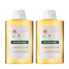 KLORANE CHAMPU A LA CAMOMILA DUPLO 2x400ML