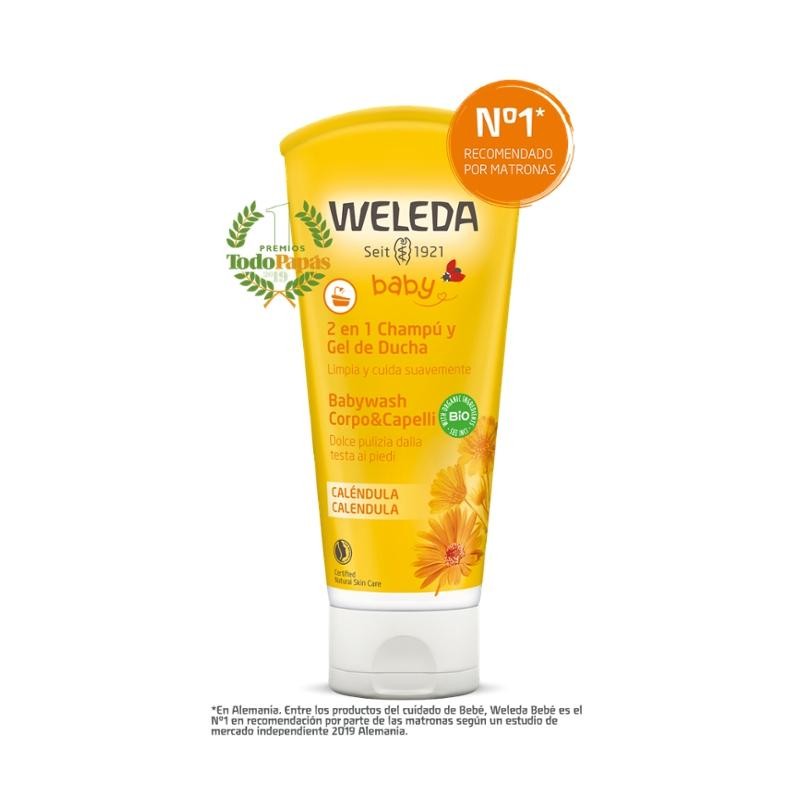 WELEDA CHAMPU Y GEL DE DUCHA CALENDULA 200 ML