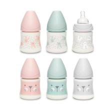 SUAVINEX BIBERON PREMIUM 150 ML CON TETINA REDONDA 3 P SILICONA 0MESES 1 UNIDAD