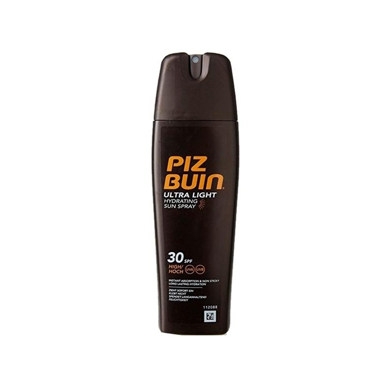 PIZ BUIN SPRAY SOLAR HIDRATANTE ULTRA LIGHT FPS +30 200 ML
