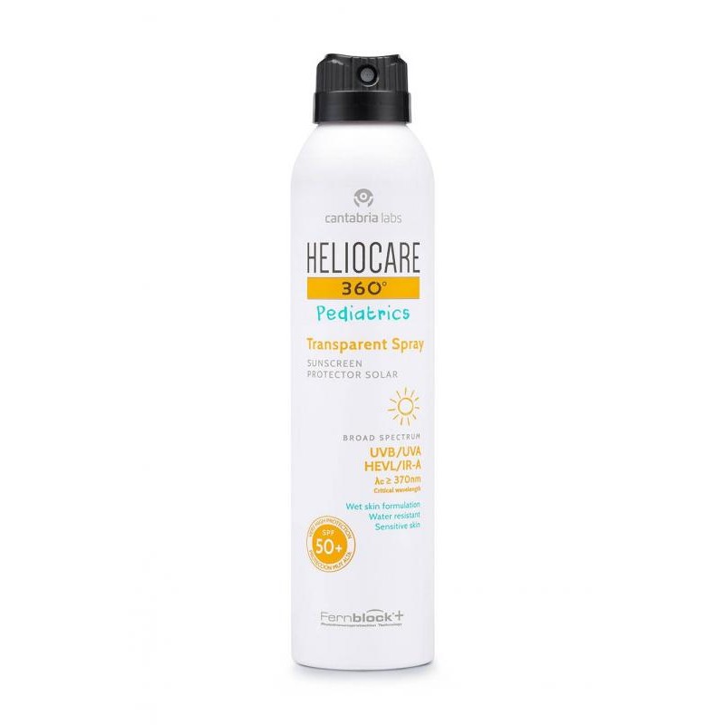 HELIOCARE 360º SPF 50+ PEDIATRICS SPRAY PROTECTOR TRANSPARENTE 200 ML