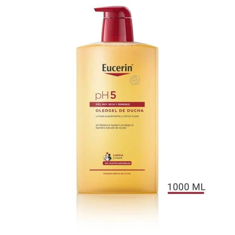 OLEOGEL DE DUCHA EUCERIN PIEL SENSIBLE PH-5 1 LITRO