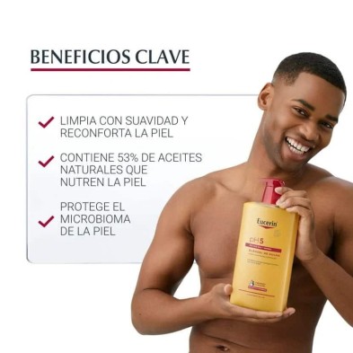 OLEOGEL DE DUCHA EUCERIN PIEL SENSIBLE PH-5 1 LITRO