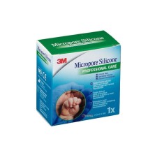 ESPARADRAPO HIPOALERGICO MICROPORE PAPEL BLANCO 5 M x 2,5 CM