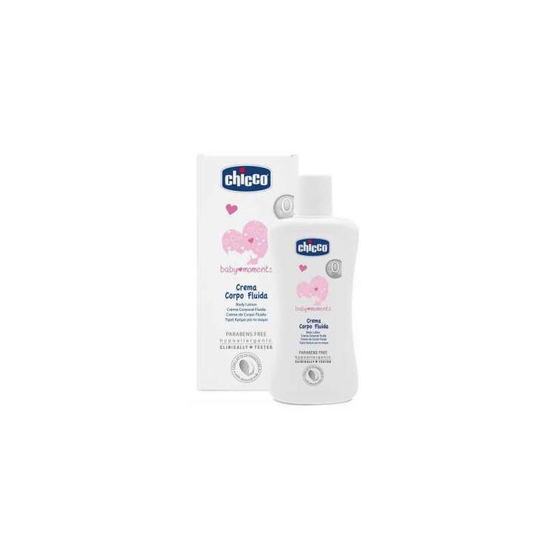 CREMA CORPORAL FLUIDA CHICCO BABY MOMENTS 200 ML