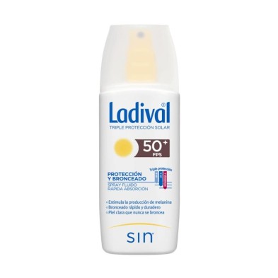 LADIVAL PROTECCION Y BRONCEADO SPRAY FOTOPROTECTOR FPS 50 150 ML