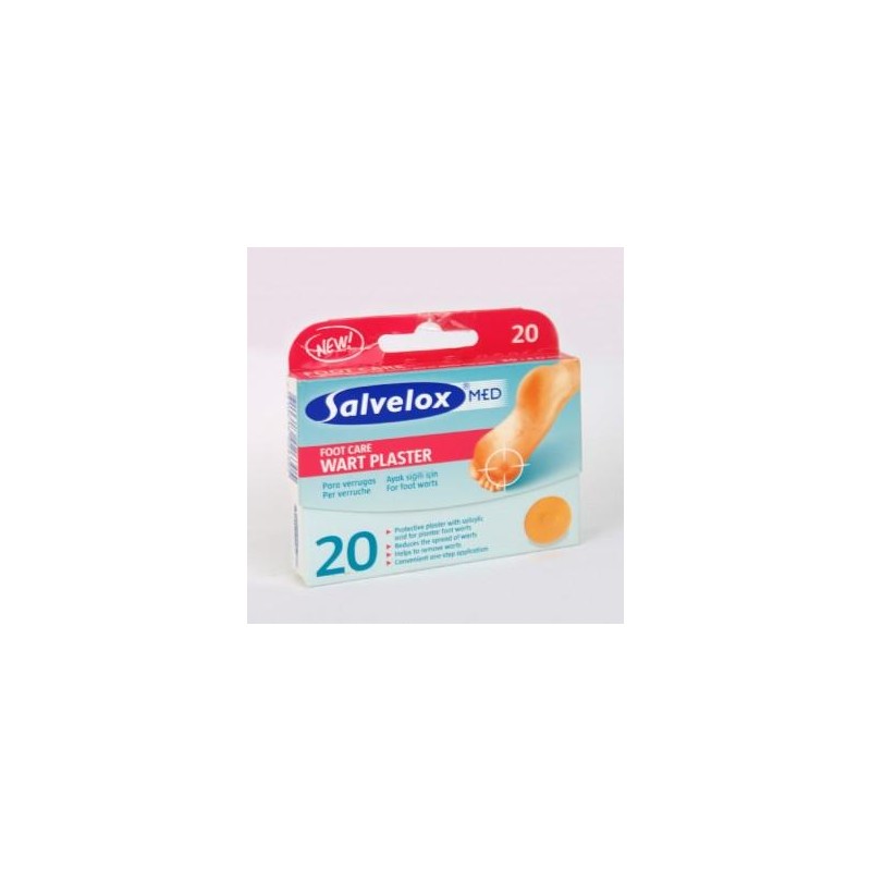 SALVELOX MED WART PLASTER VERRUGAS APOSITO ADHES