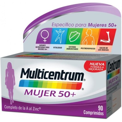 MULTICENTRUM MUJER 50+ 90 COMPRIMIDOS