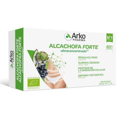 ARKOFLUIDO ALCACHOFA FORTE AMP BEBIBLES 15 ML 20 AMPOLLAS