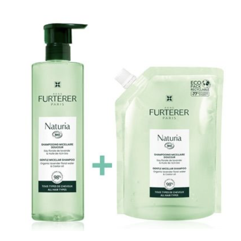 RF NATURIA  CHAMPÚ 400ML + RECARGA