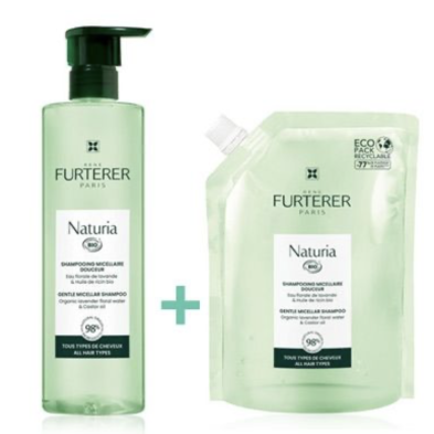 RF NATURIA  CHAMPÚ 400ML + RECARGA