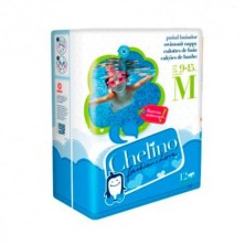 CHELINO PAÑAL BAÑADOR INFANTIL TALLA M 9-15 KG 12 UNIDADES