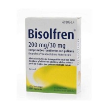BISOLFREN 200/30 MG 20 COMPRIMIDOS RECUBIERTOS