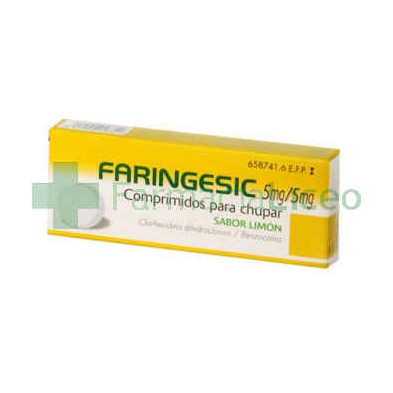 FARINGESIC 20 COMPRIMIDOS PARA CHUPAR LIMON