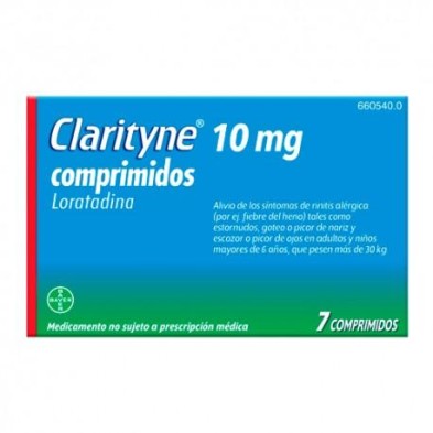 CLARITYNE 10 MG 7 COMPRIMIDOS