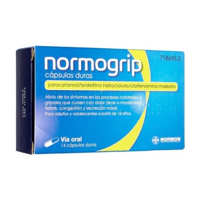 NORMOGRIP 14 CAPSULAS