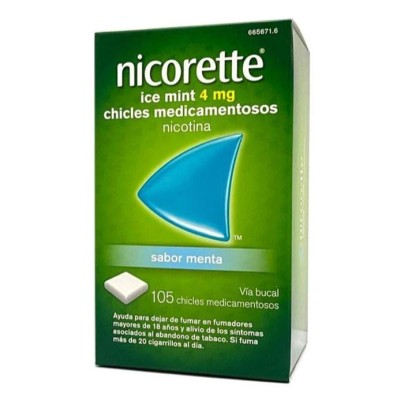 NICORETTE ICE MINT 4 MG 105 CHICLES