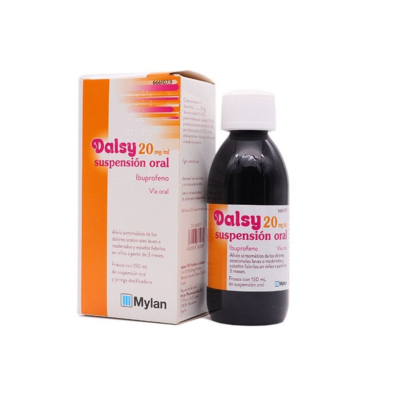 DALSY 20 MG/ML SUSPENSION ORAL 150 ml