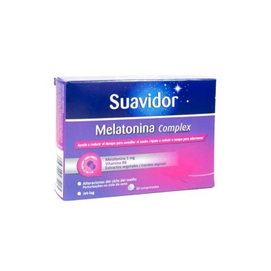 SUAVIDOR MELATONINA COMPLEX 30 CAPS