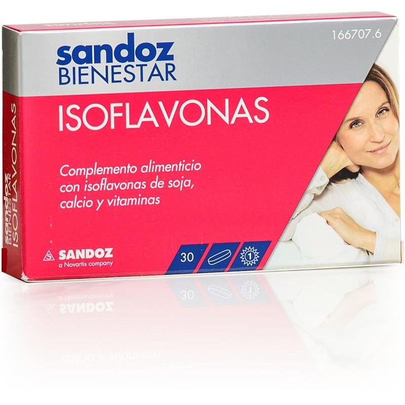 SANDOZ BIENESTAR ISOFLAVONAS 30 COMPRIMIDOS