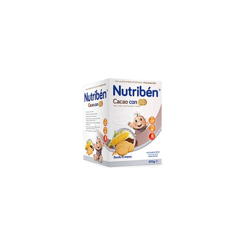 NUTRIBEN CACAO CON GALLETAS MARIA 500 G