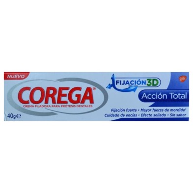 COREGA TOTAL CREMA FIJADORA FIJACION 3D 40 G