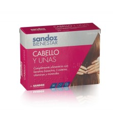SANDOZ BIENESTAR CABELLO Y UÑAS 30 CAPS
