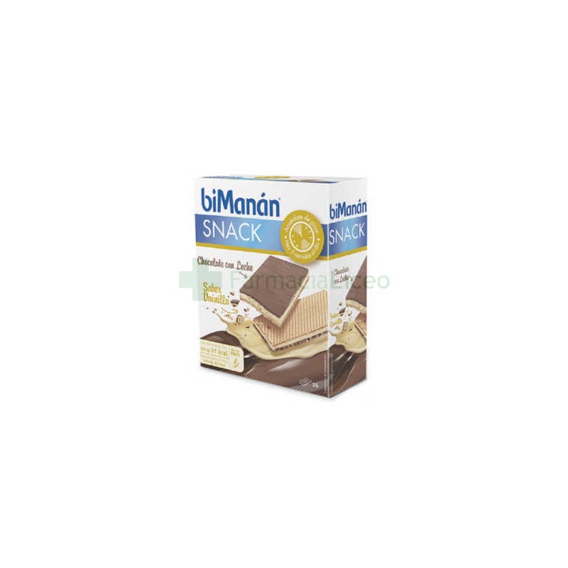 BIMANAN SNACK CHOCOLATE C LECHE SABOR VAINILLA 2