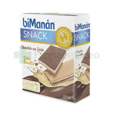 BIMANAN SNACK CHOCOLATE C LECHE SABOR VAINILLA 2