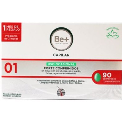 BE+ CAPILAR USO OCASIONAL FORTE 90 COMPRIMIDOS