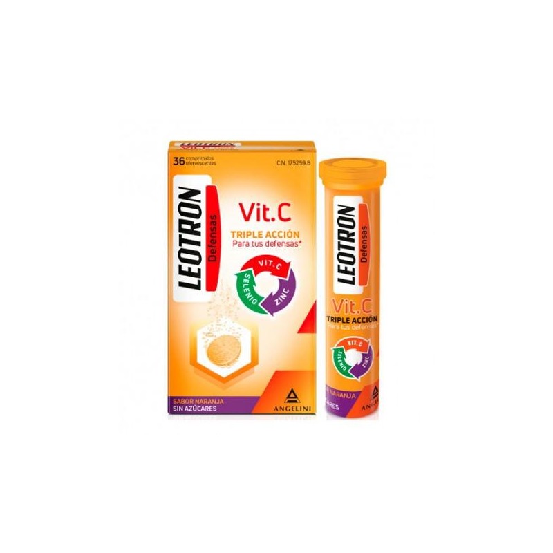 LEOTRON VIT C ANGELINI 36 COMPRIMIDOS EFERVESCENTES