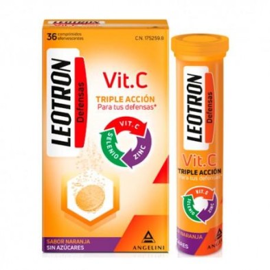 LEOTRON VIT C ANGELINI 36 COMPRIMIDOS EFERVESCENTES