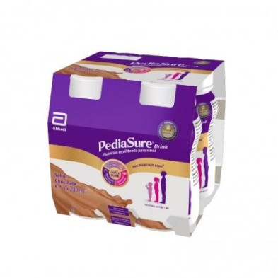 PEDIASURE DRINK 200 ML 4 UNIDADES CHOCOLATE