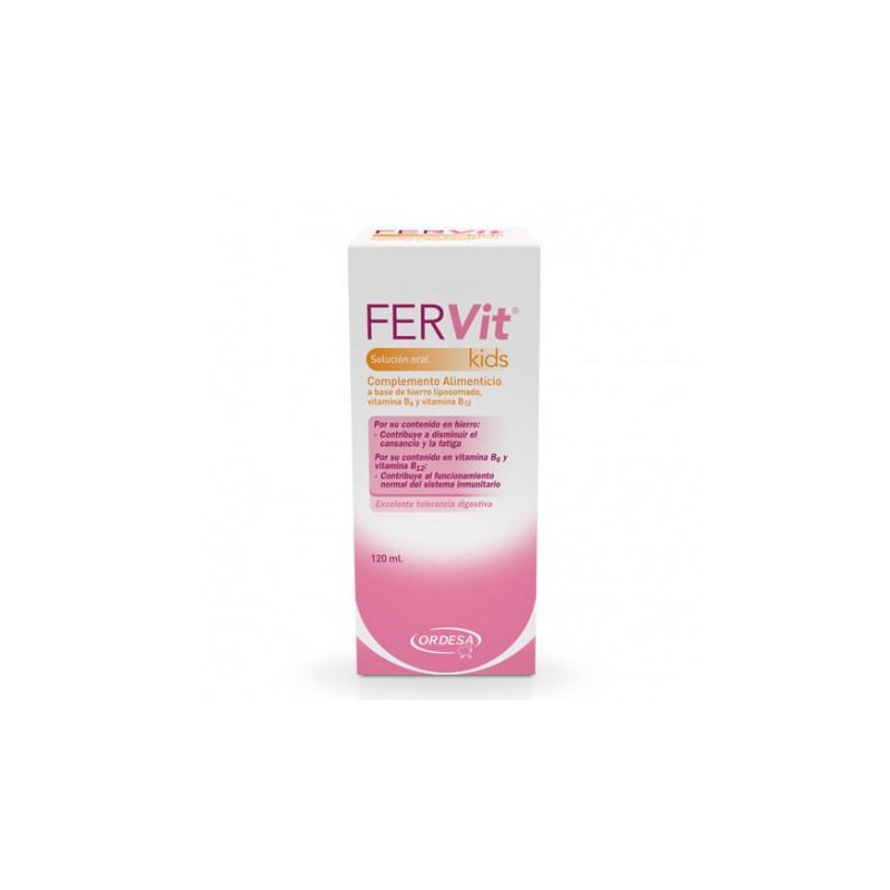 FERVIT HIERRO PEDIATRICO SOLUCION ORAL 120 ML