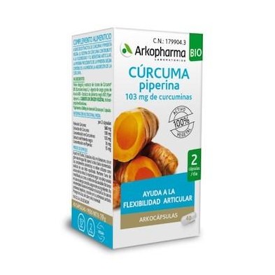 ARKOCAPSULAS CURCUMA 40 CAPS
