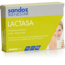 SANDOZ BIENESTAR LACTASA 30 CAPSULAS