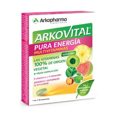 ARKOVITAL PURA ENERGIA 30 COMPRIMIDOS