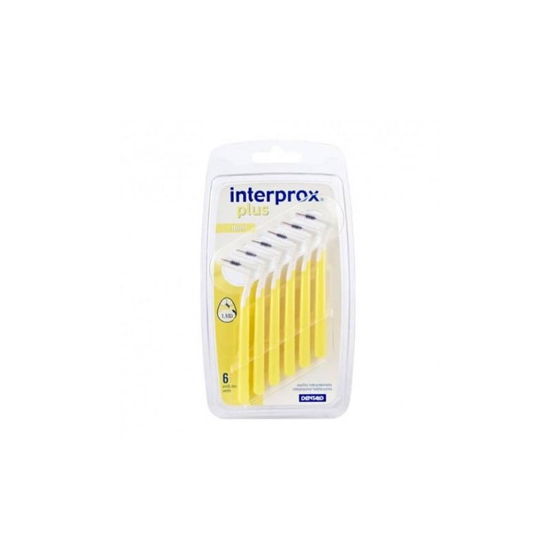 CEPILLO DENTAL INTERPROXIMAL INTERPROX PLUS MINI 6 UNIDADES