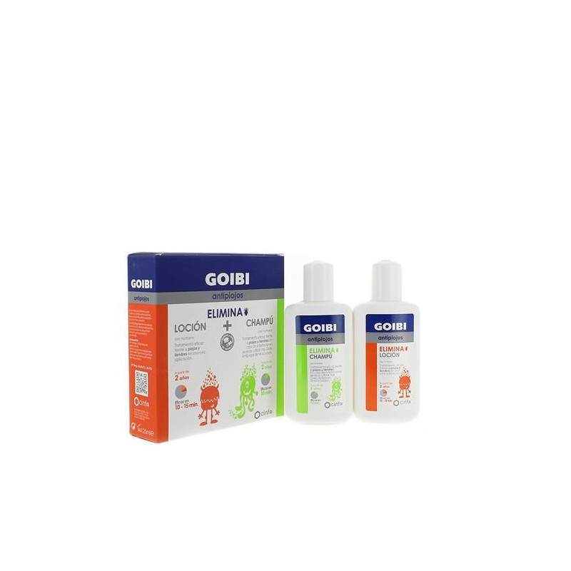 GOIBI ANTIPIOJOS KIT ELIMINA CHAMPU 125 ML + LOCION 125 ML USO HUMANO