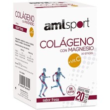 AMLSPORT COLAGENO CON MAGNESIO Y VIT C 20 STICK
