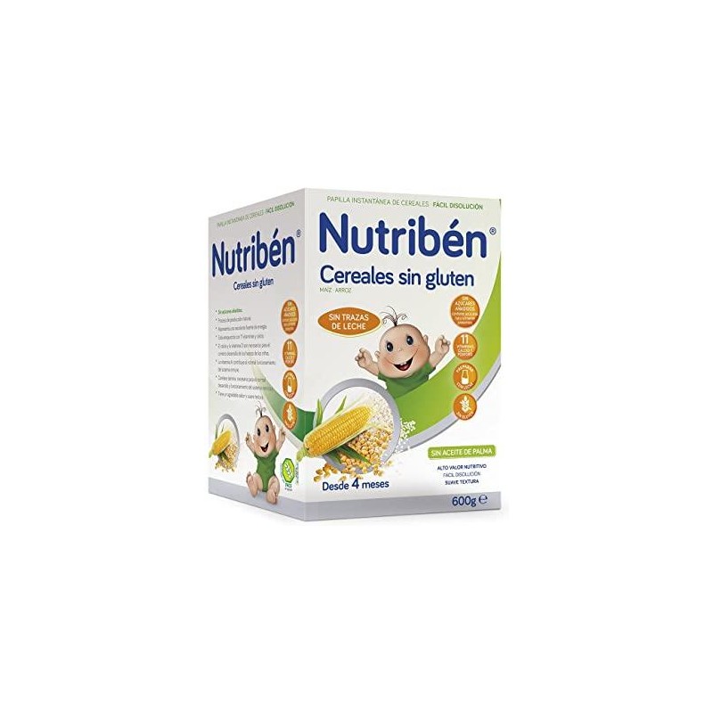 NUTRIBEN CEREALES SIN GLUTEN PAPILLA 600 GR