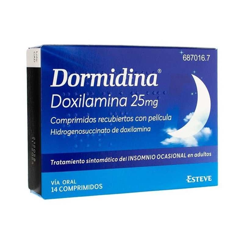 Dormidina 25 mg Sin Receta
