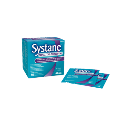 SYSTANE TOALLITAS HUMEDAS ESTERILES LIMPIEZA 30 UNIDADES